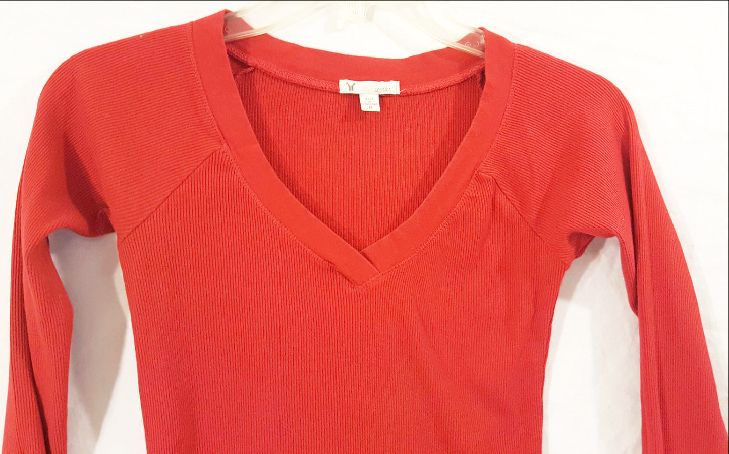 Long Sleeve Ribbed T-Shirt