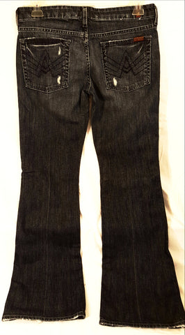 7 For All Mankind "A" Pocket Blue Jeans
