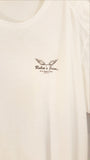 White Long Sleeve Robin's Crew Shirt with Studs