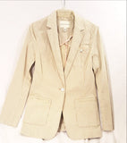 Banana Republic Tan Striped Blazer