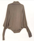 Charcoal Grey Cardigan with Doman Sleeves