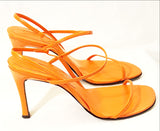 Orange Nine West Sandals