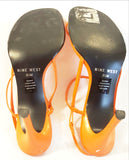 Orange Nine West Sandals