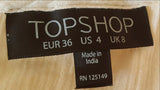 Top Shop Cream Short Romper-New